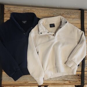 Little Bipsy Cream Button-Up Sweater